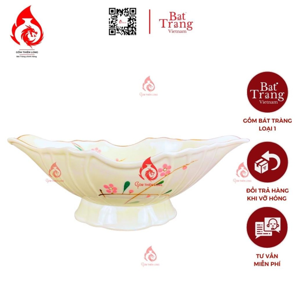 Bát Đựng Gà Cúng Đào Hồng 230938