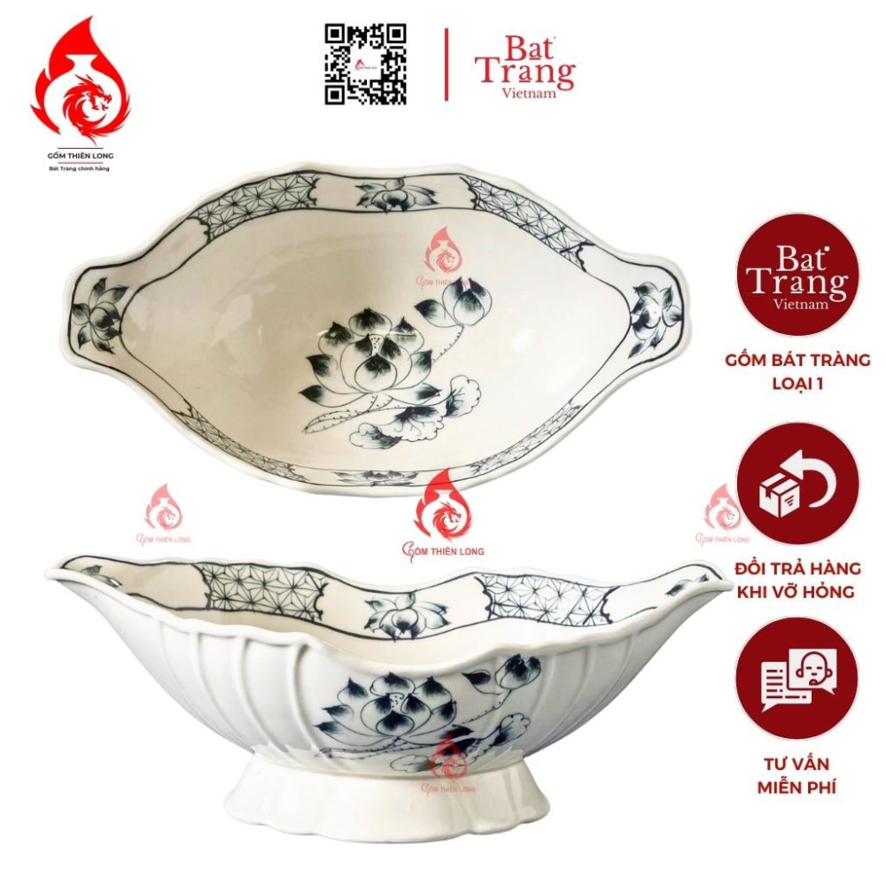 Bát Đựng Gà Cúng Sen Chàm 230918