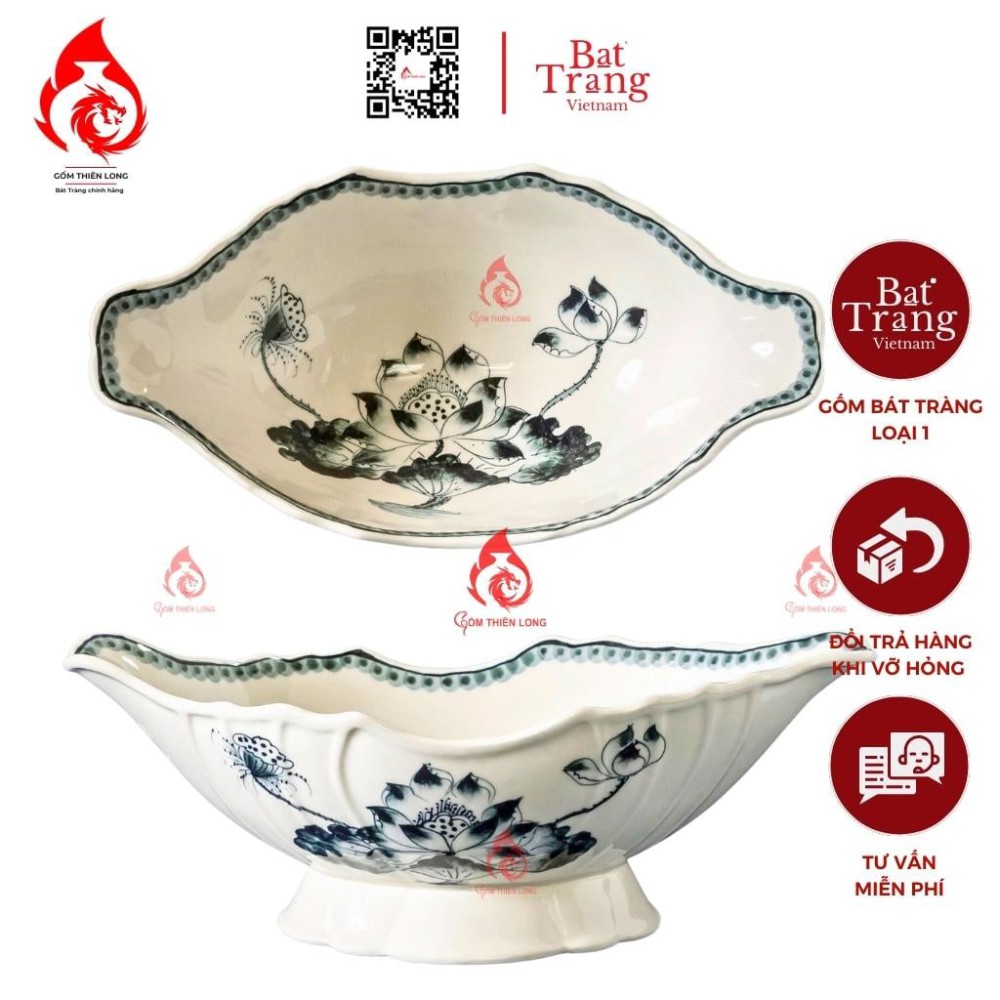 Bát Đựng Gà Cúng Sen Chàm 230927