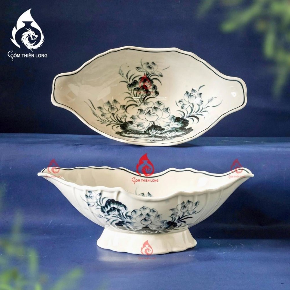 Bát Đựng Gà Cúng Sen Chàm 230929