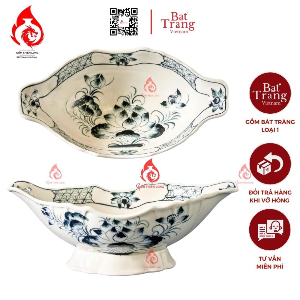 Bát Đựng Gà Cúng Sen Chàm 230914