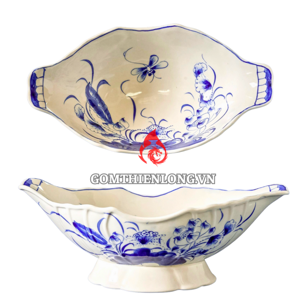 Bát Đựng Gà Cúng Sen Xanh 230922