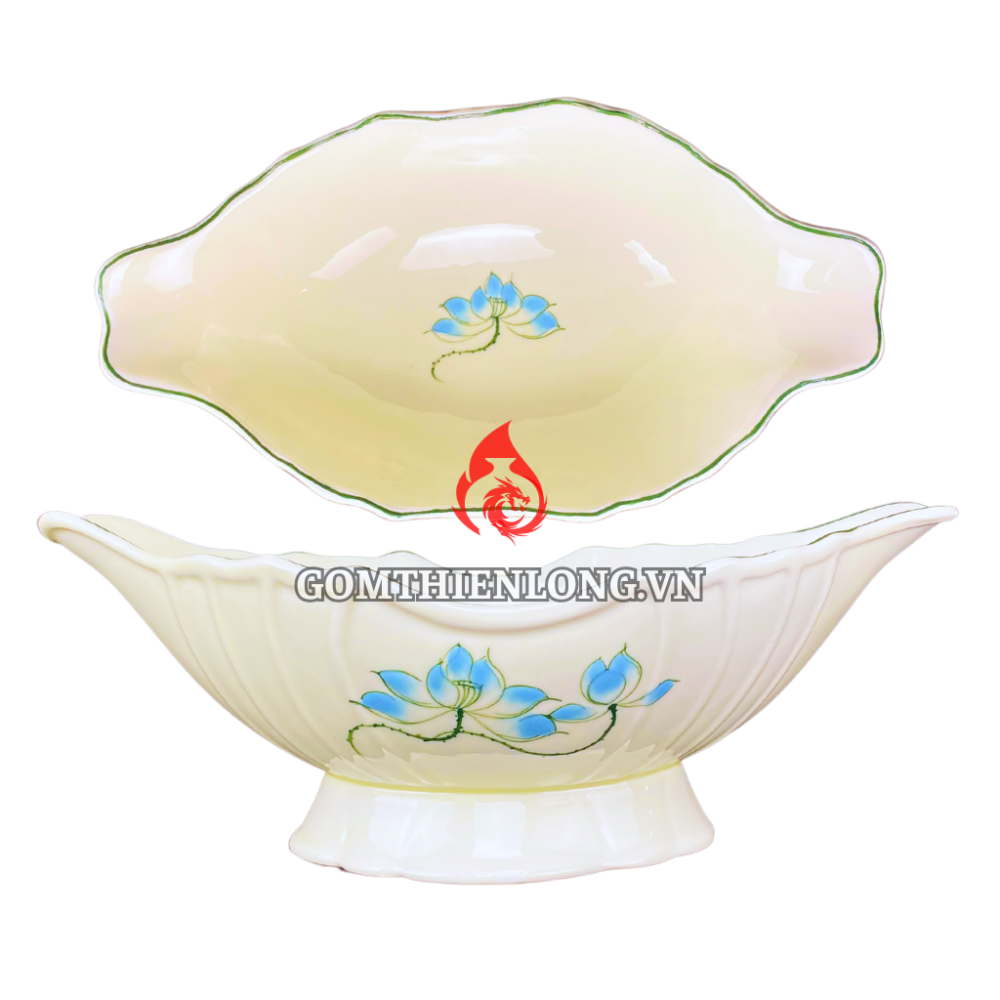 Bát Đựng Gà Cúng Sen Xanh 230933