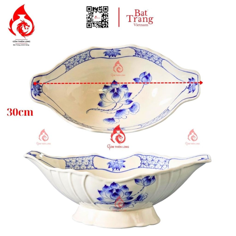 Bát Đựng Gà Cúng Sen Xanh 230919