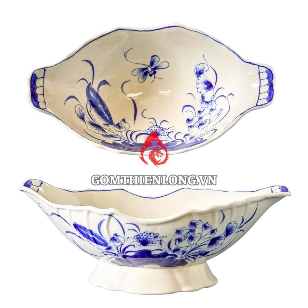 Bát Đựng Gà Cúng Sen Xanh 230922