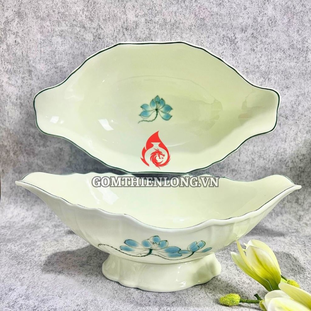 Bát Đựng Gà Cúng Sen Xanh 230933