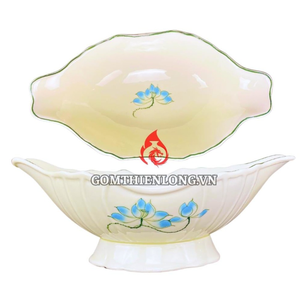 Bát Đựng Gà Cúng Sen Xanh 230933