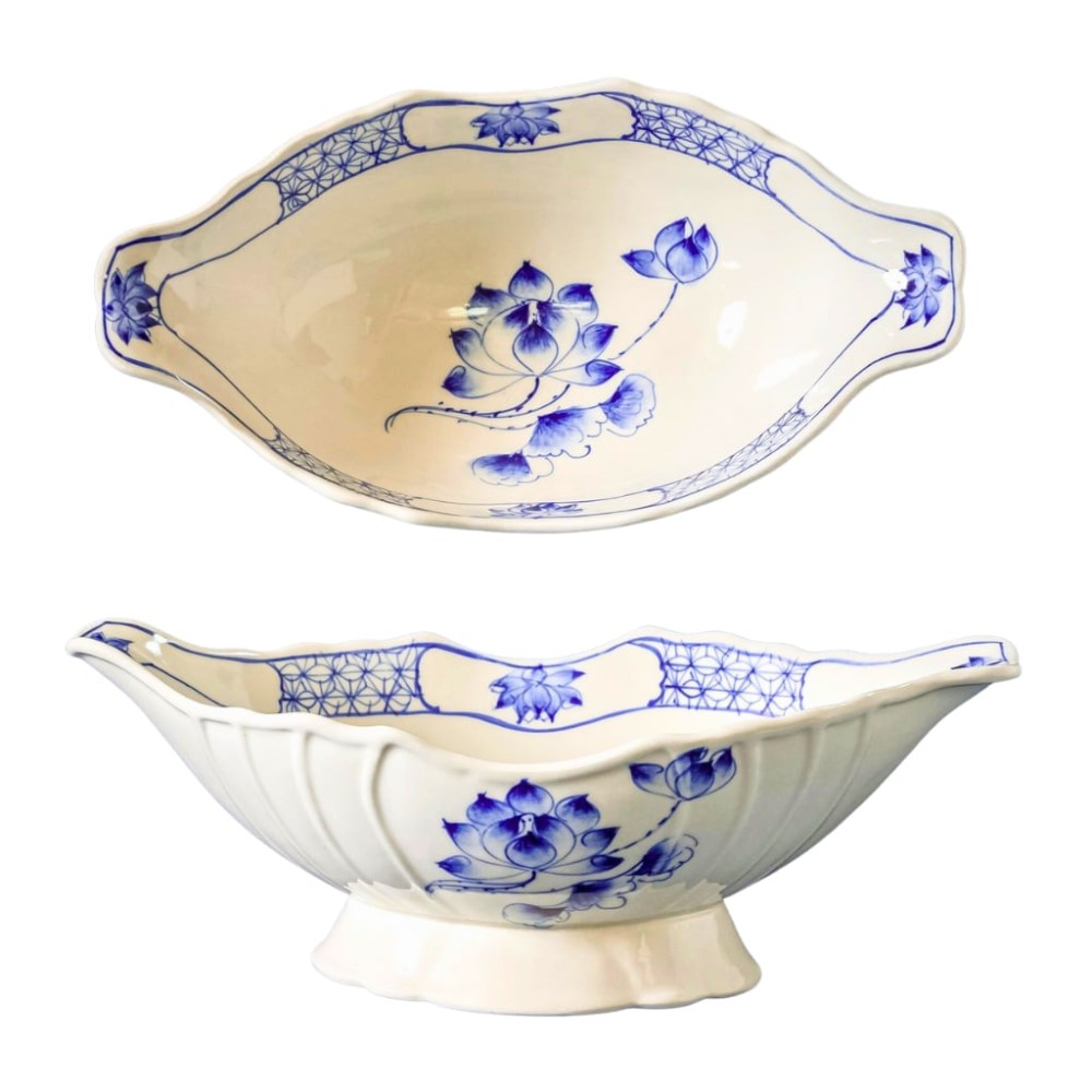 Bát Đựng Gà Cúng Sen Xanh 230919