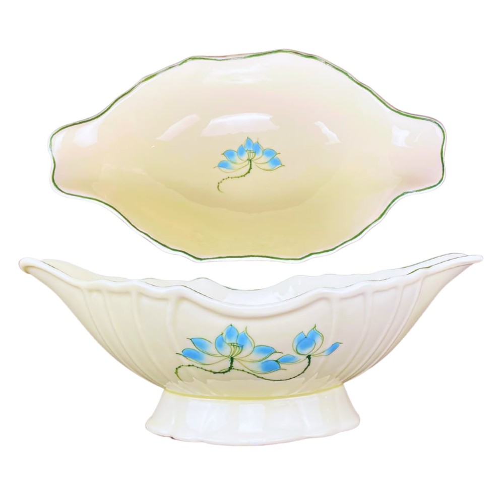 Bát Đựng Gà Cúng Sen Xanh 230933