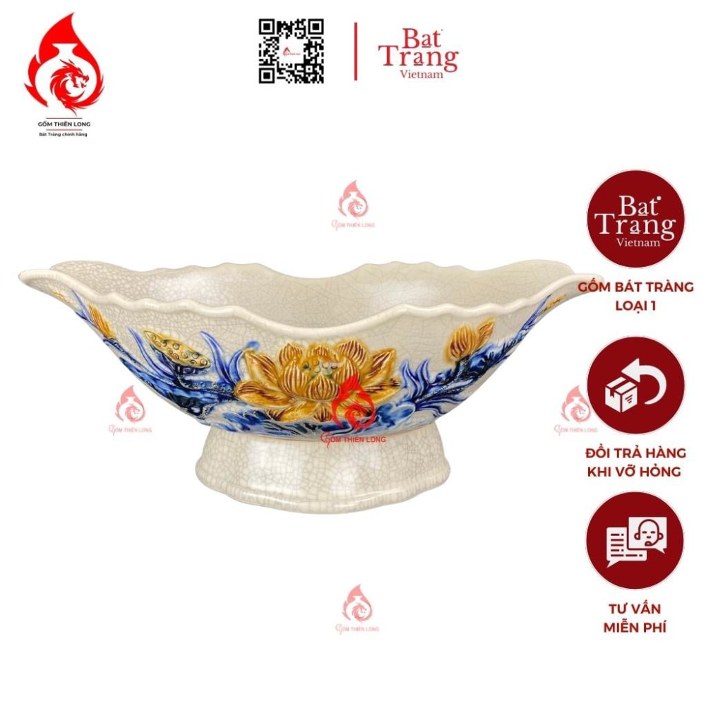 Bát Đựng Gà Cúng Men Rạn 230942