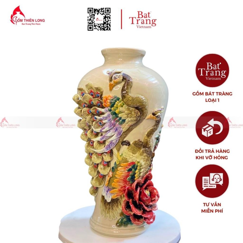 Bình Gốm Công Hoa Phú Quý 230795