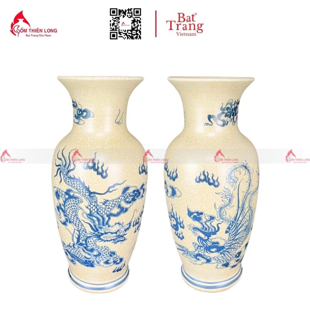 Lọ Hoa Bàn Thờ Men Rạn R230842