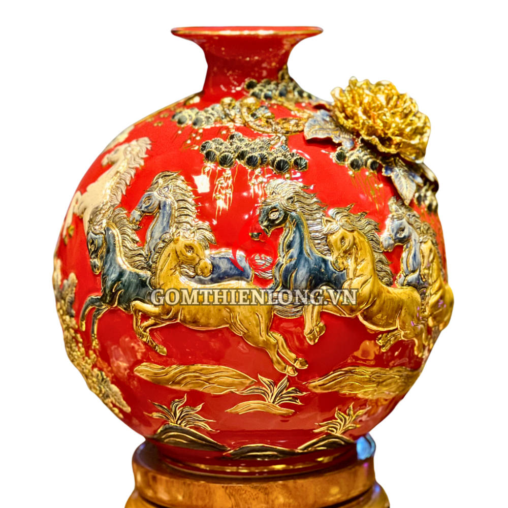 Bình Hút Lộc Mã Đáo Thành Công Màu Đỏ