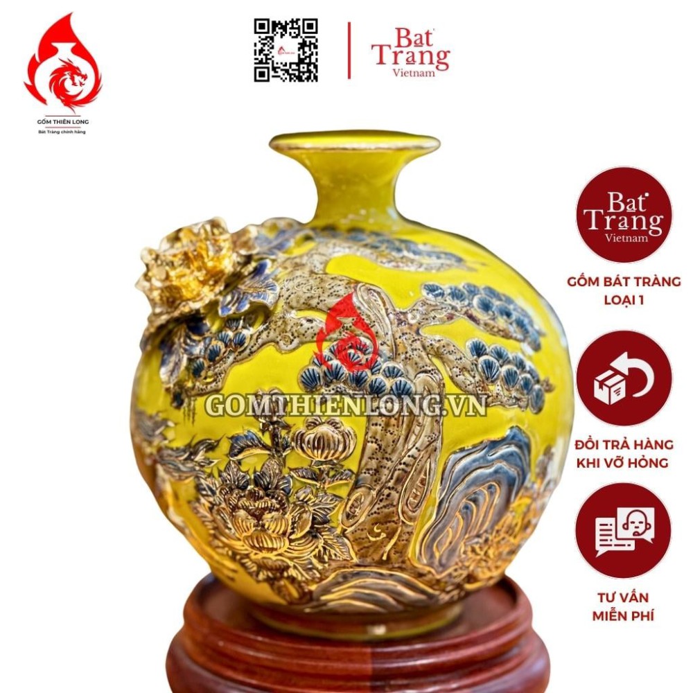 Bình Hút Lộc Mã Đáo Thành Công Màu Vàng 231024