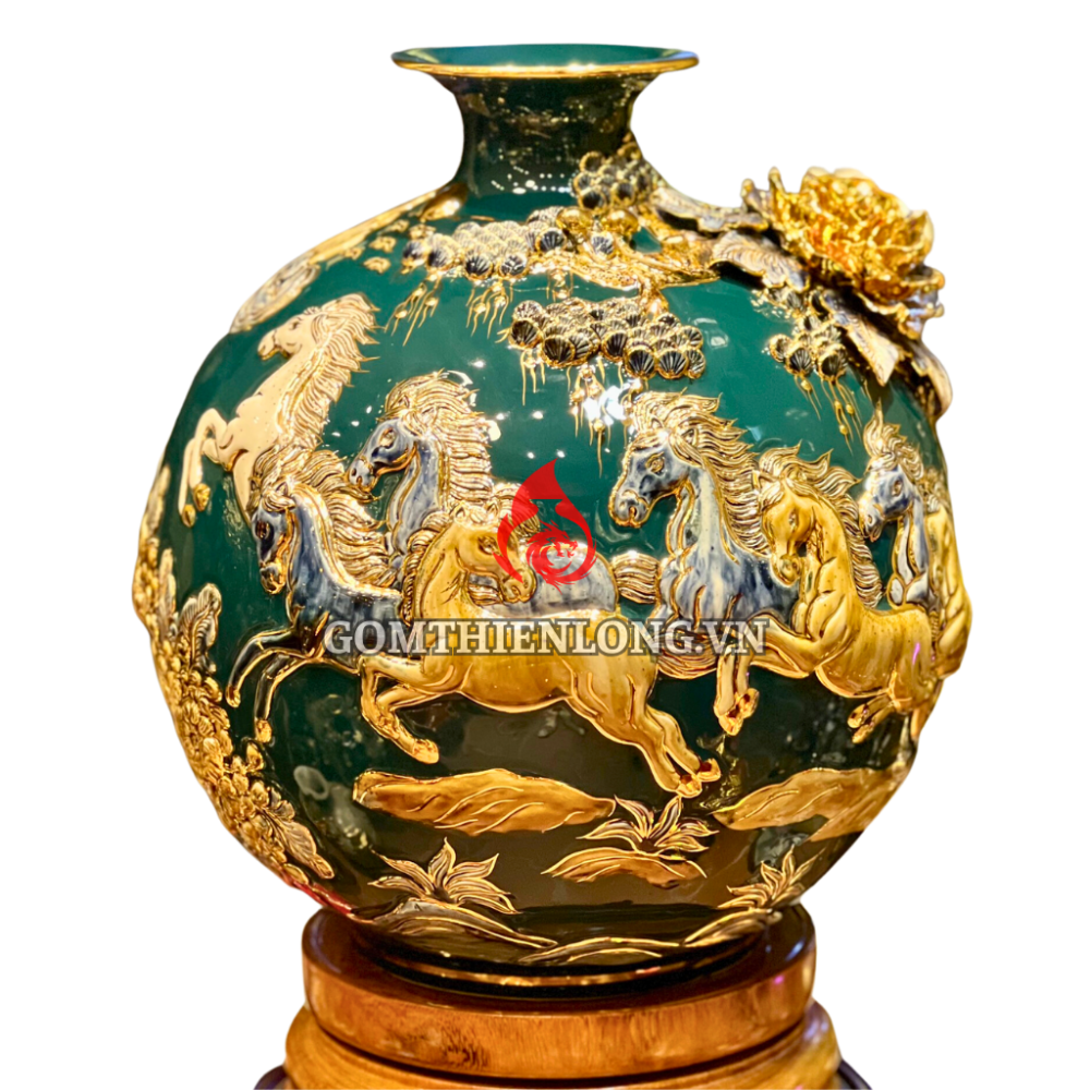 Bình Hút Lộc Mã Đáo Thành Công Màu Xanh Lục Bảo 263313