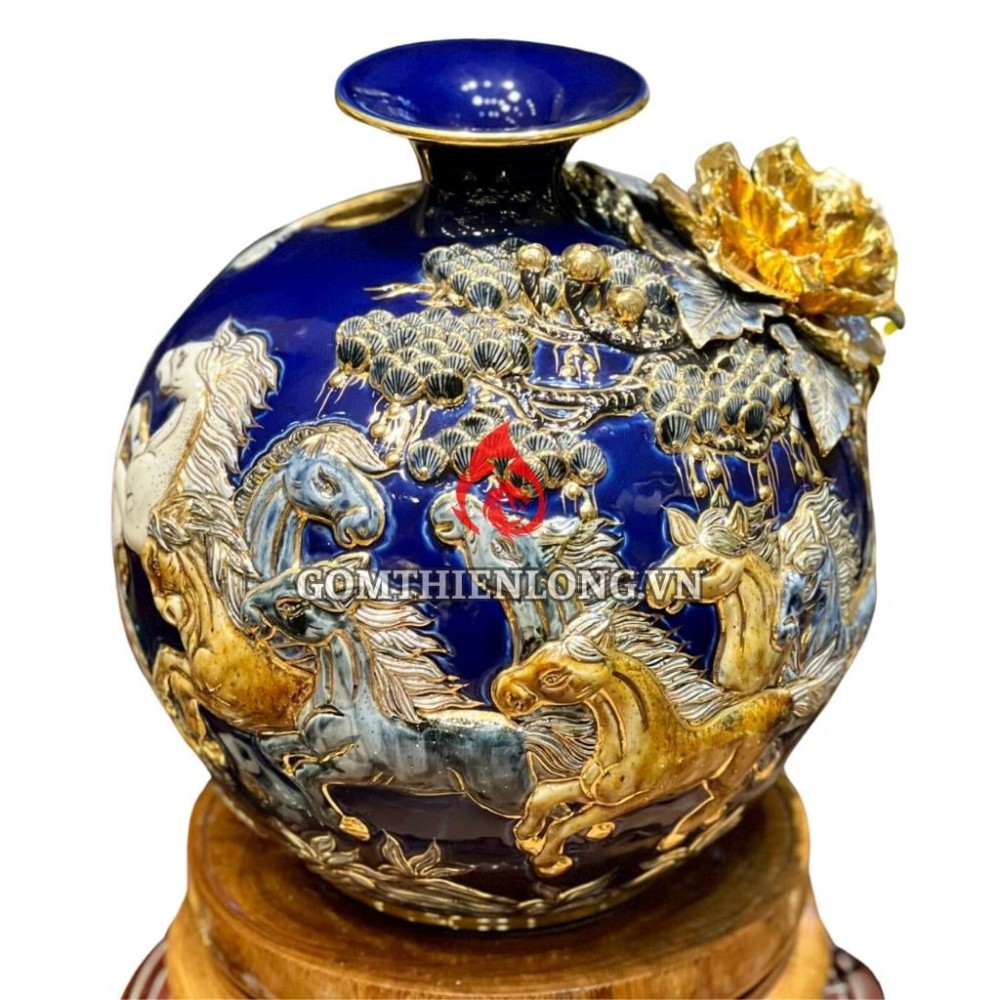 Bình Hút Lộc Mã Đáo Thành Công Màu Xanh Tím 263312