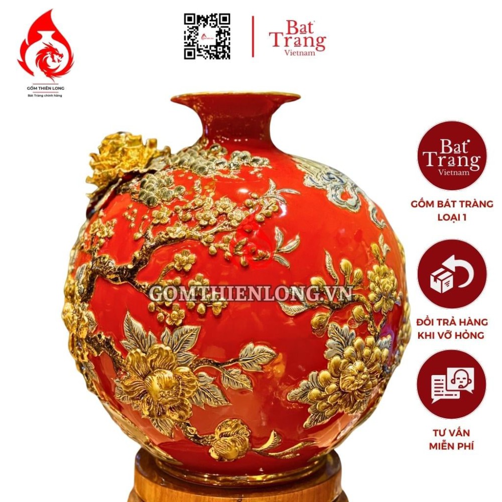 Bình Hút Lộc Thuận Buồm Xuôi Gió Màu Đỏ 231026