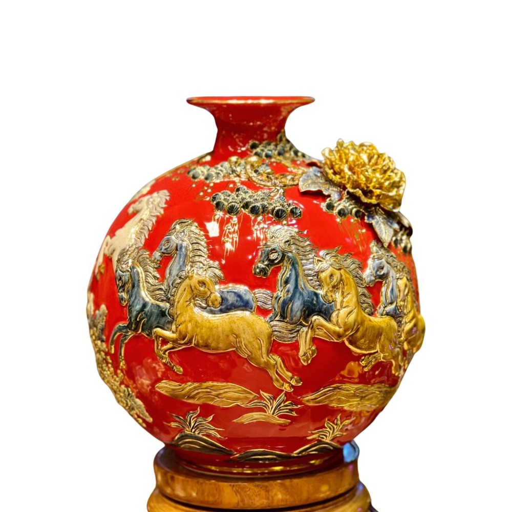 Bình Hút Lộc Mã Đáo Thành Công Màu Đỏ