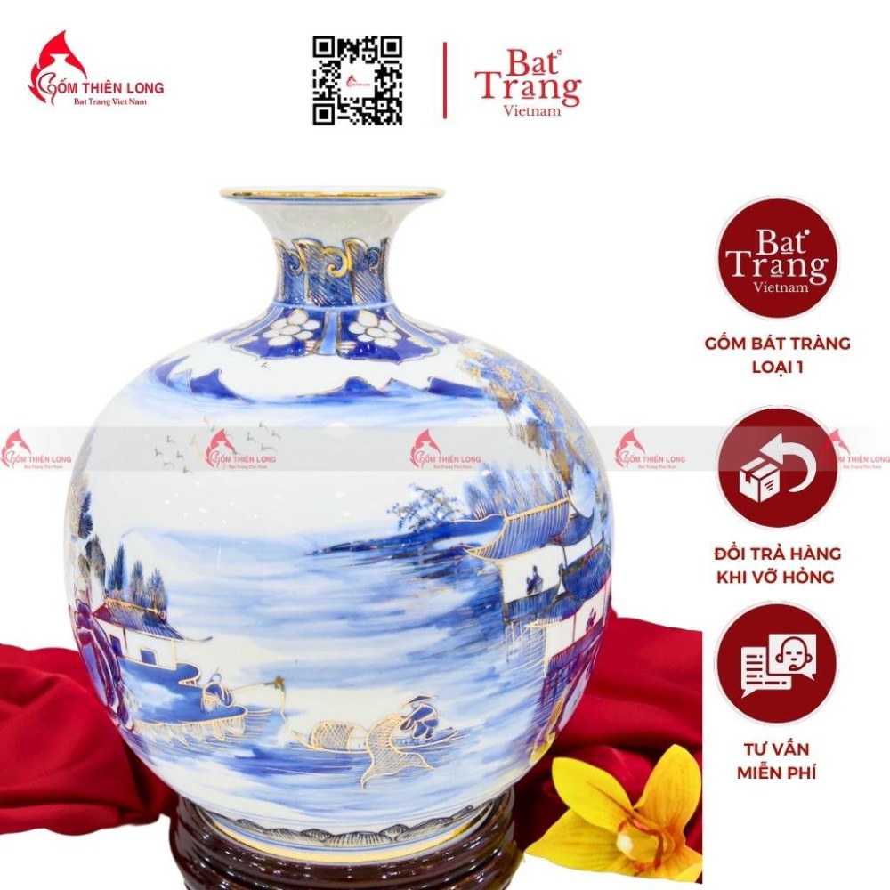 Bình Hút Tài Lộc Sơn Thủy Hữu Tình 310723