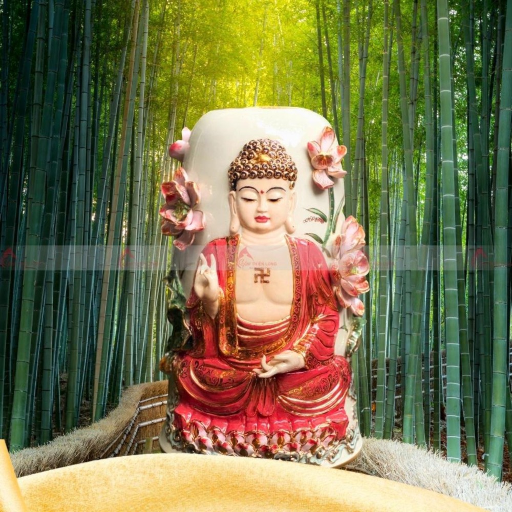 Bình Phật Vẽ Vàng 24k Hàng Kỹ 230741