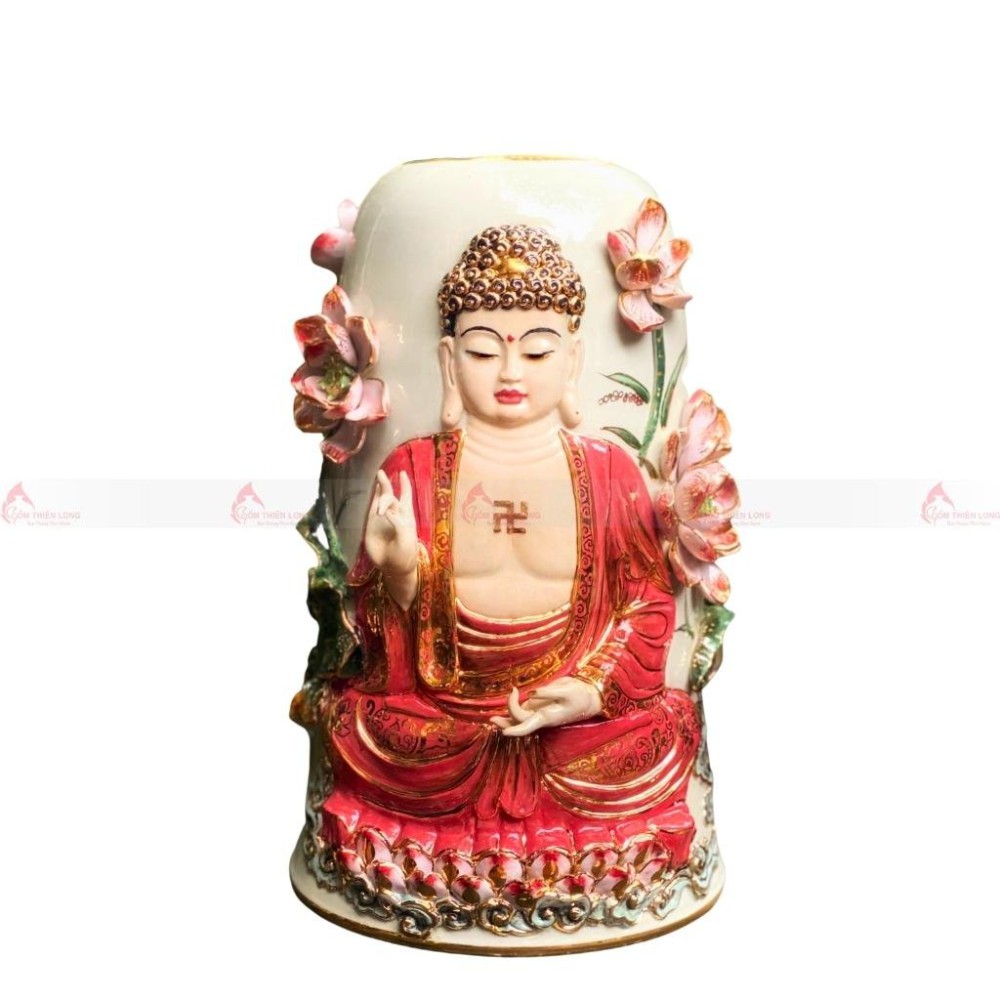 Bình Phật Vẽ Vàng 24k Hàng Kỹ 230741
