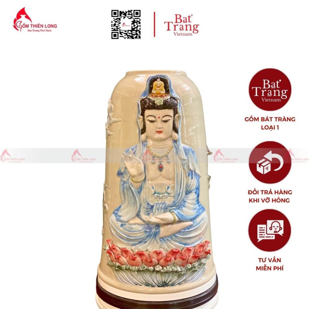 Bình Quan Âm Tọa Sen 230749
