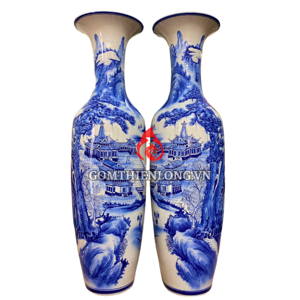 Lộc Bình Bát Tràng Tùng Chùa 230106