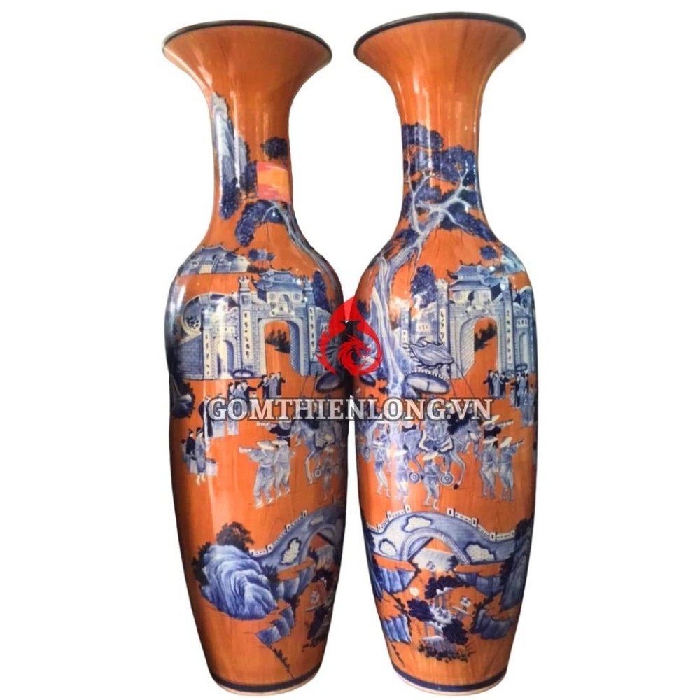 Lộc Bình Bát Tràng Vinh Quy Bái Tổ 230115