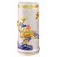 Ống Đựng Nhang Bằng Sứ Men Rạn Dát Vàng Hoa Sen 231098