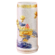 Ống Đựng Nhang Bằng Sứ Men Rạn Dát Vàng Hoa Sen 231098