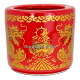 Bát Hương Màu Đỏ In Rồng 231022