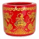 Bát Hương Màu Đỏ In Rồng 231022