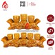 Bộ Kỷ Chén Thờ Men Vàng Hoàng Thổ Đắp Hoa Sen 231062