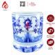 Chân Đế Bát Hương Bằng Sứ Men Lam Ngọc Vẽ Rồng 231218