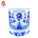 Chân Đế Bát Hương Bằng Sứ Men Lam Ngọc Vẽ Rồng 231218