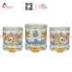 Đế Bát Hương Men Rạn Đắp Nổi Rồng R230814