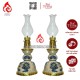 Đèn Dầu Thờ Bát Tràng Men Rạn Bọc Đồng 230140
