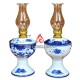 Đèn Dầu Thờ Bát Tràng Men Lam Ngọc Hoa Sen 230152