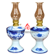 Đèn Dầu Thờ Bát Tràng Men Lam Ngọc Hoa Sen 230152