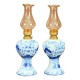 Đèn Dầu Thờ Bát Tràng Men Lam Hoa Sen 230151