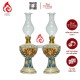 Đèn Dầu Thờ Bát Tràng Chân Váy Đắp Nổi Hoa Sen 230137