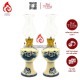 Đèn Dầu Thờ Bát Tràng Men Rạn Vẽ Hoa Sen 230167
