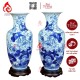 Lộc Bình Bát Tràng Men Lam Ngọc Vẽ Sen Cá 230944