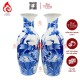 Lộc Bình Bát Tràng Men Lam Tùng Hạc Diên Niên 230954