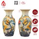 Lộc Bình Men Rạn Đắp Nổi Long Cuốn Thủy 236639