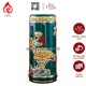 Ống Đựng Nhang Bằng Sứ Men Xanh Lục Bảo Vẽ Vàng Hoa Sen 231103