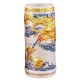 Ống Đựng Nhang Bằng Sứ Men Rạn Dát Vàng Long Cuốn Thủy 231097