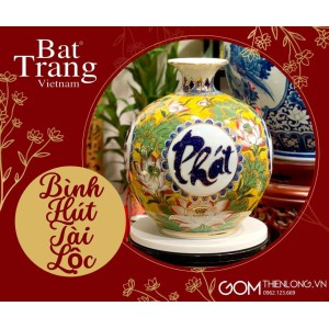 Bình Hút Tài Lộc Vẽ Vàng | Phát Tài Phát Lộc